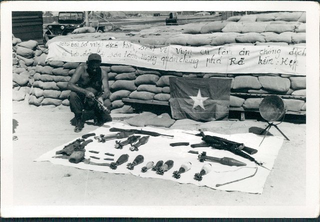 0121 Enemy weapons captured Dec 67 for trophy room